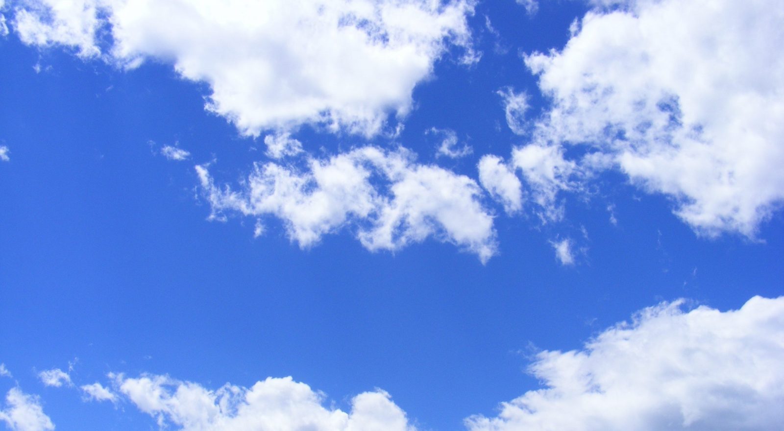 blue sky and clouds